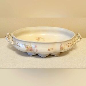 Vtg Johnson Brothers England Crown Double Handled Serving Dish